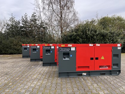 BAUER 33 KVA aggregaat